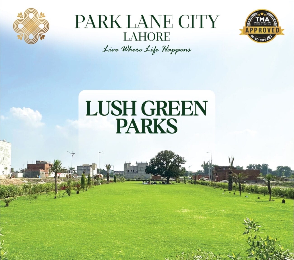 Family Parks & Green Spaces in Park Lane City Lahore min